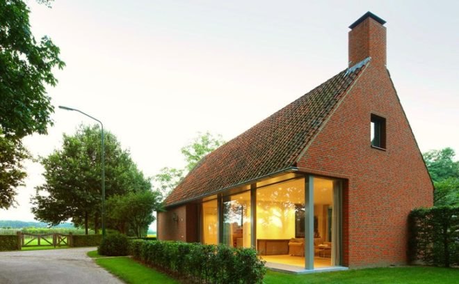 Bedaux de Brouwer, House Berkel-Enschot, architecture, locally sourced bricks, brick residential design, home design,