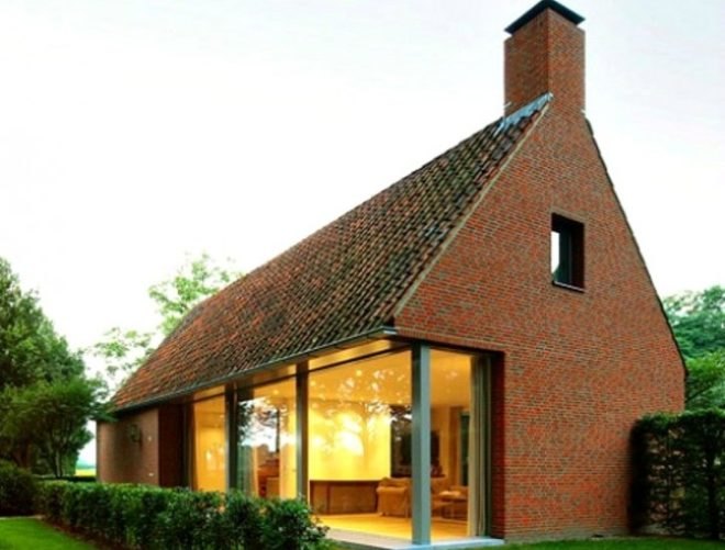 Bedaux de Brouwer, House Berkel-Enschot, architecture, locally sourced bricks, brick residential design, home design,