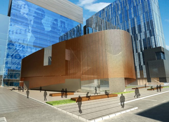 Cannon Design, NIPPaysage, Montreal CHUM hospital, green roof building, LEED Silver hospital, ecological design, large scale green project, medicinal herb roof, energy conservation