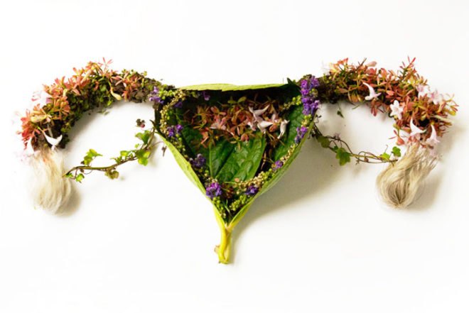 Camila Carlow, human organs, wild plants, art, botanical, biodegradable art, berries, moss