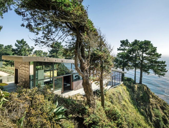 Fall House, Fougeron Architecture, big sur, eco house, vacation house, fougeron, eco vacation house