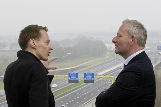 Glow in the dark, glow in the dark road, glow in the dark plants, glow in the dark lighting, alternative lighting sources, daan roosegaarde, smart highway, heijmans, bioglow, avatar plant, world’s first glow in the dark road, glowing lines, glowing lines 2.0, biomimicry, Alexander Krichevsky