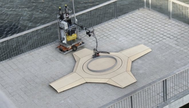 Minibuilders, 3d printing, institute for advanced architecture of catalonia, 3d printers, 3d printed buildings, 3d printed foundation, foundation robot, grip robot, vacuum robot, mobile 3d printing robots, 3d printing robots, 3d printed architecture