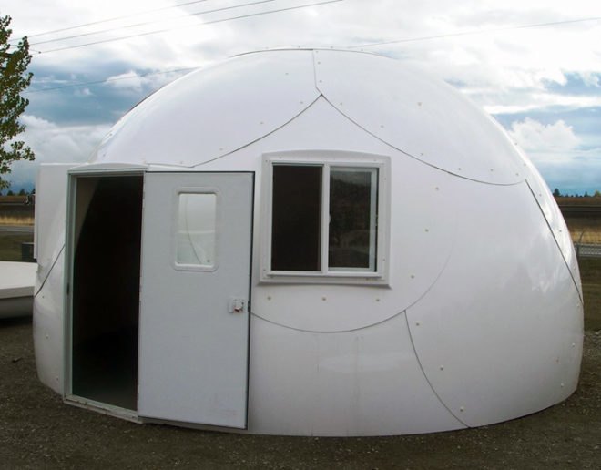 green design, eco design, sustainable design, Intershelter, homeless shelter solutions, pop up dome, prefab dome