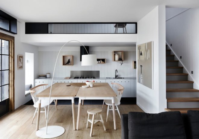 Kerferd Residence, kerferd place, Whiting Architects, melbourne, melbourne addition, reclaimed materials, daylighting