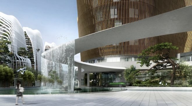 Mad architects, mad architecture, Nanjing zendai Himalayas center, 14th venice architecture biennale, shanshui, shanshui city, chinese landscape, Nanjing, Nanjing architecture, china, chinese architecture, mountain-shaped buildings, mountain like buildings, chinese landscape painting