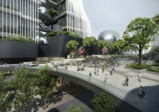 Mad architects, mad architecture, Nanjing zendai Himalayas center, 14th venice architecture biennale, shanshui, shanshui city, chinese landscape, Nanjing, Nanjing architecture, china, chinese architecture, mountain-shaped buildings, mountain like buildings, chinese landscape painting