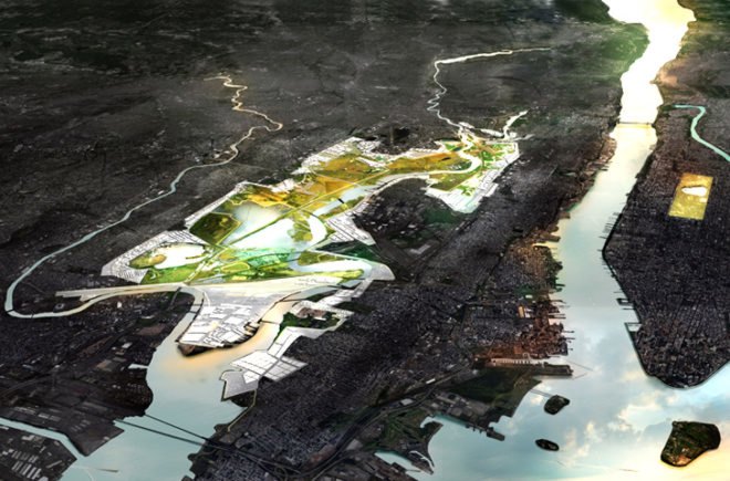 MIT CAU+ZUS+URBANISTEN, New Meadowlands, New York, New Jersey, Housing and Urban Development, Rebuild by Design, Superstorm Sandy, climate change, resiliency, flood prevention, Shaun Donovan