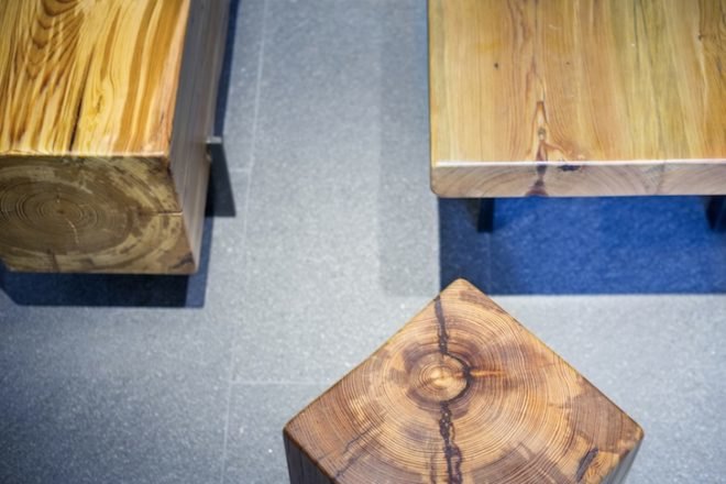 mark jupiter, shake shack, dumbo, reclaimed materials, custom made furniture, dumbo furniture, heart pine, mark jumpier furniture, mark jupiter shake shack, shack shack dumbo, reclaimed wood, reclaimed wood furnishings, handmade furniture, woodworking, jane's carousel, barclays center