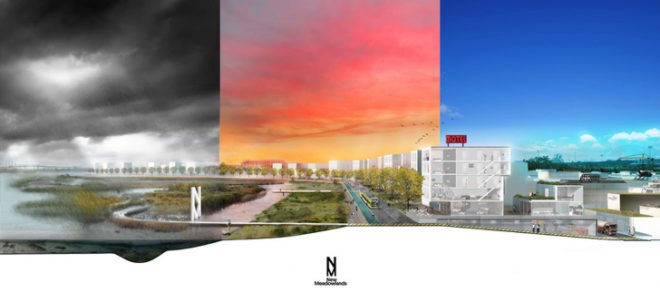 New Meadowlands, Rebuild By Design, MIT Meadowlands, Superstorm Sandy, Sandy devastation, protection against floods, New Jersey floods, New Jersey flood protection, New Jersey wetlands, Hurricane Sandy, hurricane protection NYC
