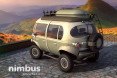 Nimbus e-Car, concept hybrid bus, automobile design, Eduardo Galvani, electrical engine, lithium-ion battery powered car, car design, hybrid car design, low energy consumption cars,