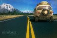 Nimbus e-Car, concept hybrid bus, automobile design, Eduardo Galvani, electrical engine, lithium-ion battery powered car, car design, hybrid car design, low energy consumption cars,
