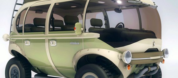Nimbus e-Car, concept hybrid bus, automobile design, Eduardo Galvani, electrical engine, lithium-ion battery powered car, car design, hybrid car design, low energy consumption cars,