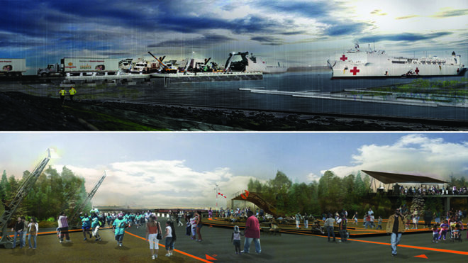 Rebuild by design competition, rebuild by design, penndesign, olin, olin landscape architecture, Bronx, new york city, hunts point, hurricane sandy task force, hunts point lifelines, working waterfront, cleanways, hud rebuild by design, storm surges, resiliency