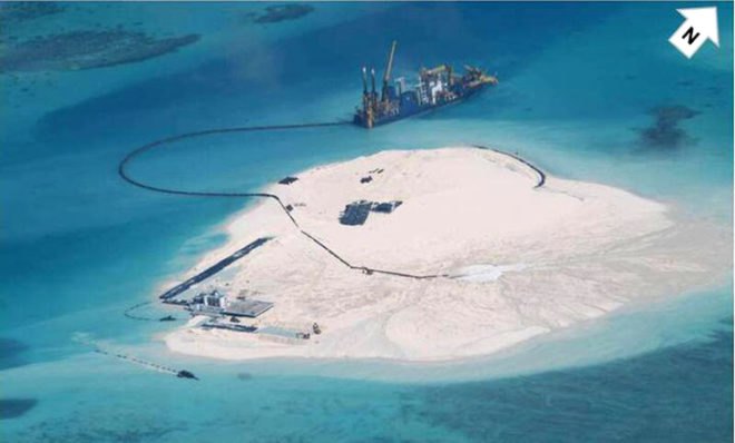 China, China building islands in the Spratlys, Spratly Islands, Spratly Archipelago, Vietnam, the Philippines, South China Sea, territorial disputes, South East Asia,