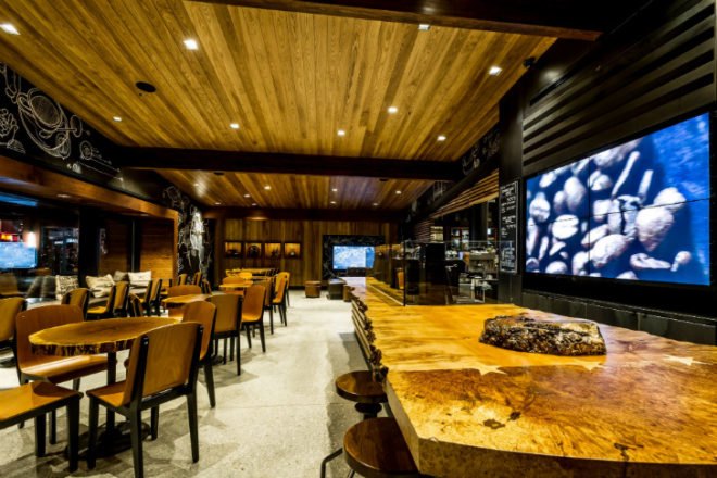 Starbucks at Disney World Orlando, starbucks, disney world, leed certified starbucks, eco coffee shop, coffee shop, david daniels