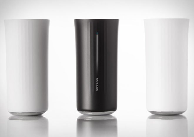 Vessyl, Vessyl cup, Yves Behar, smart cup design, green gadgets, smart cup smartphone, smartphone app hydration, green design, Fuseproject design, Pryme hydration detector