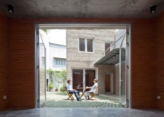 Vo Trong Nghia Architects, House for Trees, AR House 2014 awards, Vietnam House, Ho Chi Minh City, architecture, architecture in vietnam, tree houses, rooftop trees,