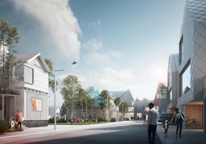 White Arkitekter, Kiruna 4-Ever plan, Kiruna, Sweden, architecture, urban planning, city masterplan, Kiruna relocation, iron ore mining, Venice Architecture Biennale, Henning Larsen Architects