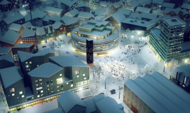 White Arkitekter, Kiruna 4-Ever plan, Kiruna, Sweden, architecture, urban planning, city masterplan, Kiruna relocation, iron ore mining, Venice Architecture Biennale, Henning Larsen Architects