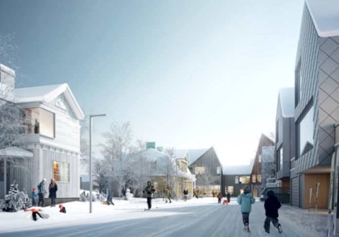 White Arkitekter, Kiruna 4-Ever plan, Kiruna, Sweden, architecture, urban planning, city masterplan, Kiruna relocation, iron ore mining, Venice Architecture Biennale, Henning Larsen Architects