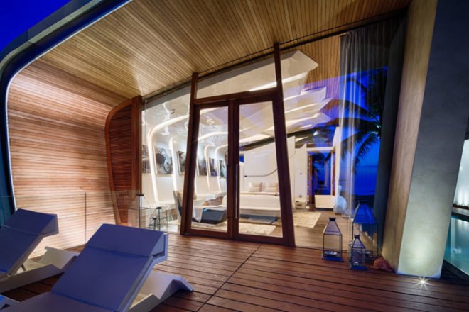 green design, eco design, sustainable design, A-cero architects, Iniala Beach House, glass curtains, Phuket resort, scuba school
