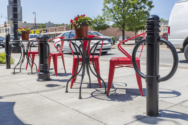 reliance foundry, bike bollards, bollards, bike bollard, what is a bollard, what is a bike bollard, bike parking, sustainable design, eco design, green design, urban design