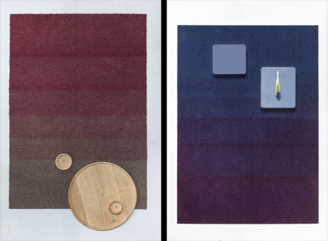 Re-vive Rugs by rENs and Desso, circular economy, hand-dyed recycled carpets, recycled rugs, recycled materials, remanufactured materials, reused materials