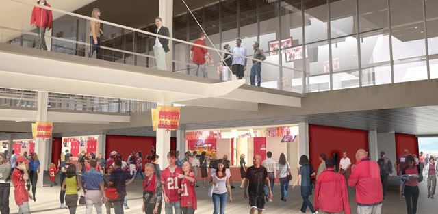 Levi's Stadium, San Francisco 49ers, football, stadium, LEED certification, LEED Gold certification, solar power, Santa Clara, San Francisco, Bay Area, California, Super Bowl, 49ers, green architecture, sustainable architecture, leed gold, green building, sustainable building, leed football stadium,