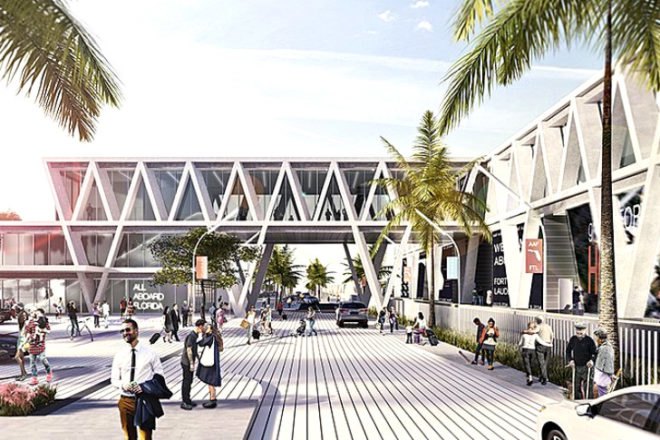 All Aboard Florida, Ft Lauderdale station, SOM, Zyscovich Architects, florida, train station, rail network