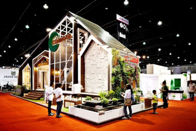 Apostrophy’s pavilion, Apostrophy’s Conwood, Conwood material, Conwood wood replacement, eco-friendly wood material, eco-friendly wood replacement product, sustainable building materials, pavilion architecture, Architect Expo 2014 Bangkok