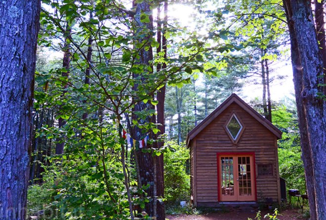 Awakening Garden, Blissful Bedrooms, tiny houses, cabins, nature retreat, Palenville, New York retreat, New York Getaway, Catskills Mountains, repurposed materials, recycled materials, green design, sustainable design, eco-design, Thoreau, outdoor shower, nature trail, teepee, forest retreat, forest getaway, new york weekend getaway, where to get out of New York, camping outside new york, cabins