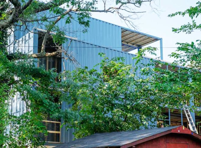 Brookland, Brookland DC, DC, Washington, Brookland neighborhood, shipping containers, containers, shipping, shipping container apartments