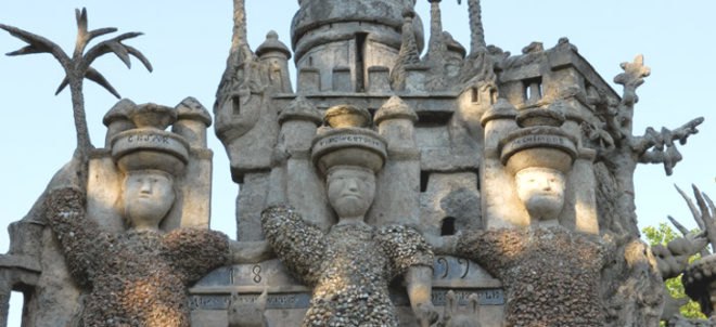 Palais Ideal, Facteur Cheval, Postman Cheval, Hauterives, Drôme, France, stone buildings, folly, handmade buildings, French postman builds palace out of pebbles, the Ideal Palace, Ferdinand Cheval, baroque, concrete, Outsider Art, naive art, Outsider Architecture