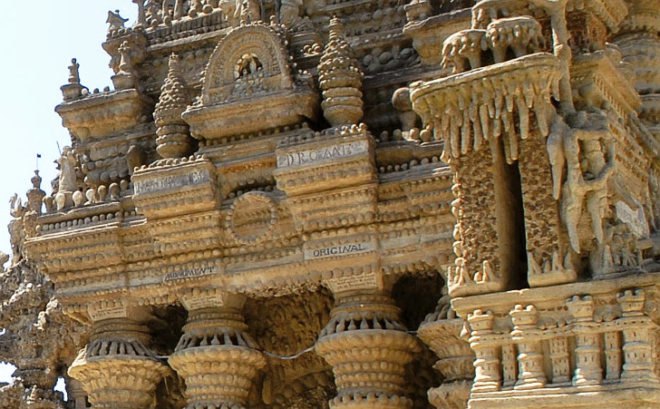 Palais Ideal, Facteur Cheval, Postman Cheval, Hauterives, Drôme, France, stone buildings, folly, handmade buildings, French postman builds palace out of pebbles, the Ideal Palace, Ferdinand Cheval, baroque, concrete, Outsider Art, naive art, Outsider Architecture