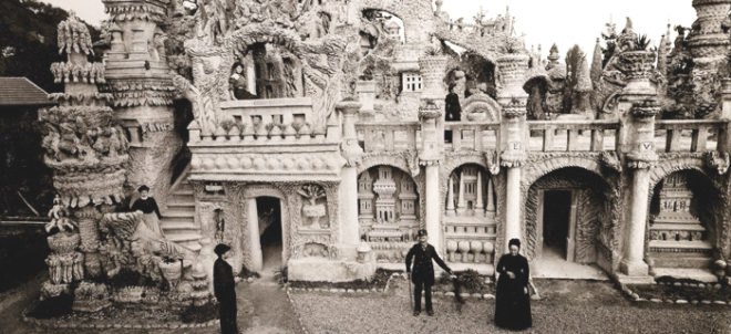 Palais Ideal, Facteur Cheval, Postman Cheval, Hauterives, Drôme, France, stone buildings, folly, handmade buildings, French postman builds palace out of pebbles, the Ideal Palace, Ferdinand Cheval, baroque, concrete, Outsider Art, naive art, Outsider Architecture
