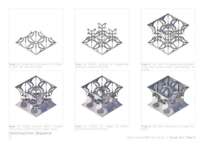 josh haywood, hayam sun temple, black rock desert, burning man, burning man 2014, burning man festival, moorish architecture, filigree design, burning man art grant, temporary pavilion, filigree facade, islamic architecture, islamic geometry, sun-inspired architecture, burning man architecture