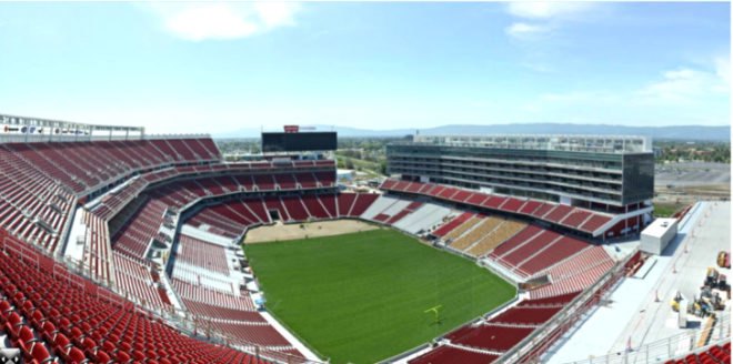 Levi's Stadium, San Francisco 49ers, football, stadium, LEED certification, LEED Gold certification, solar power, Santa Clara, San Francisco, Bay Area, California, Super Bowl