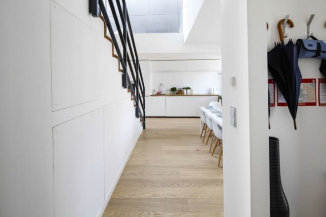 Solar Decathlon, Europe, Germany, solar energy, OnTop, University of Applied Sciences Frankfurt am Main, students, competition, social housing, urban infill, solar, modern, housing