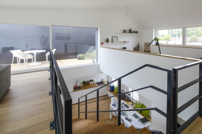 Solar Decathlon, Europe, Germany, solar energy, OnTop, University of Applied Sciences Frankfurt am Main, students, competition, social housing, urban infill, solar, modern, housing