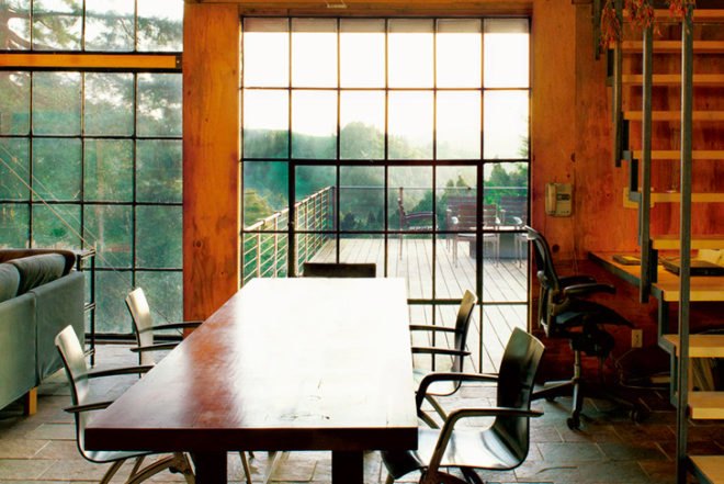 Lundberg Design, Woodland Cabin, Sonoma Coast, Breuer Cabin, reclaimed materials, reclaimed wood,