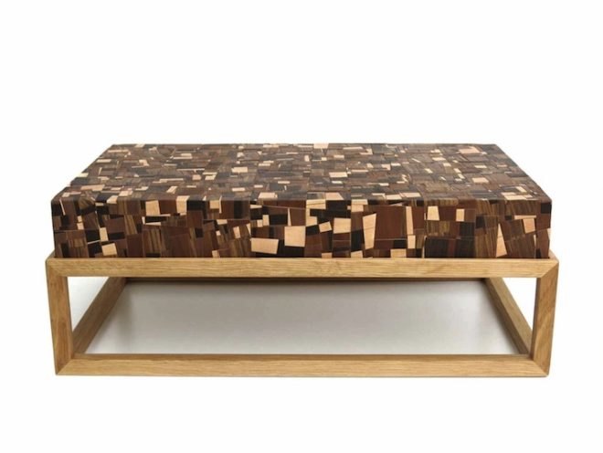 mosaica, chissick design, eli chissick, salvaged wood, reclaimed wood, coffee table, mosaic coffee table, reader submitted content, green furniture