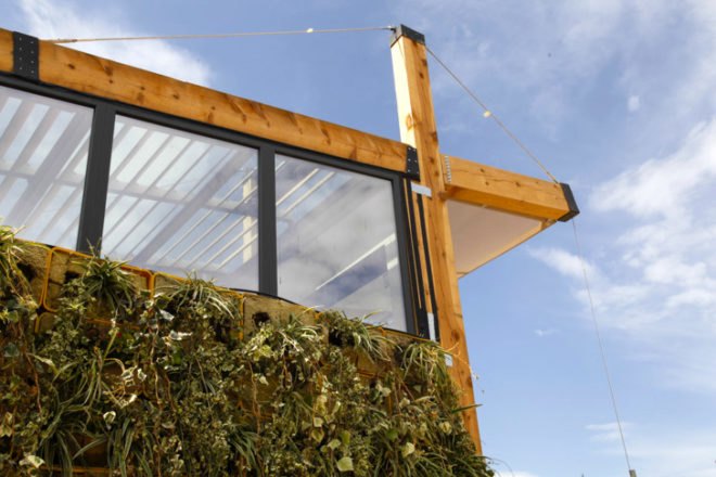 Solar Decathlon Europe 2014, Plateau Team, Spain, retrofit, zero energy housing, housing estate, wooden structures, solar power, Universidad de Alcalá de Henares, Universidad de Castilla-La Mancha, urban redevelopment, urban regeneration, high-rise living, apartment blocks, apartments,