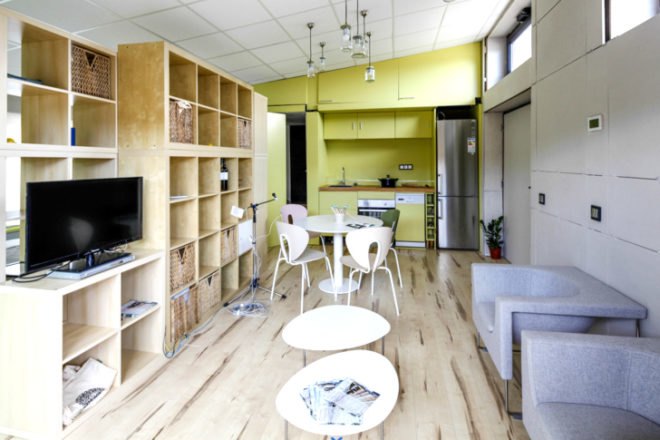 Solar Decathlon Europe 2014, Plateau Team, Spain, retrofit, zero energy housing, housing estate, wooden structures, solar power, Universidad de Alcalá de Henares, Universidad de Castilla-La Mancha, urban redevelopment, urban regeneration, high-rise living, apartment blocks, apartments,