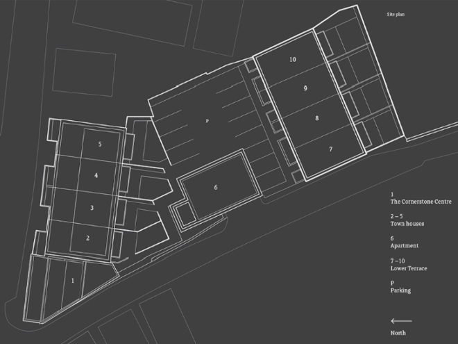 Ralph Allen Yard, Hewitt Studios, bath, uk, carbon zero development, eco housing, green roof, solar powered