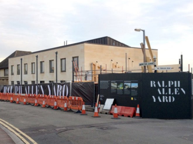 Ralph Allen Yard, Hewitt Studios, bath, uk, carbon zero development, eco housing, green roof, solar powered