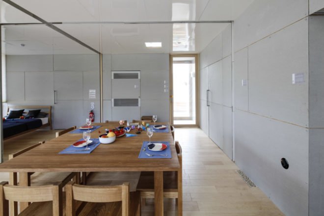 chiba university, renai house, solar decathlon, solar decathlon europe, solar decathlon europe 2014, 2014 solar decathlon, urban seeds, tohoku oki earthquake, rikuzentakata, prefab, solar powered home, post-disaster architecture, post-disaster city, post-disaster, sustainable cities