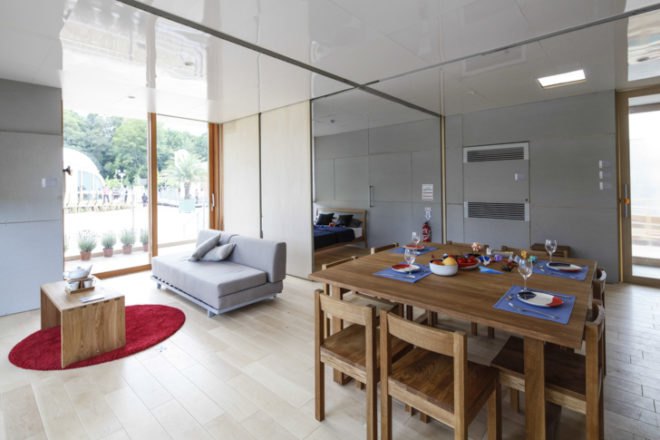 chiba university, renai house, solar decathlon, solar decathlon europe, solar decathlon europe 2014, 2014 solar decathlon, urban seeds, tohoku oki earthquake, rikuzentakata, prefab, solar powered home, post-disaster architecture, post-disaster city, post-disaster, sustainable cities