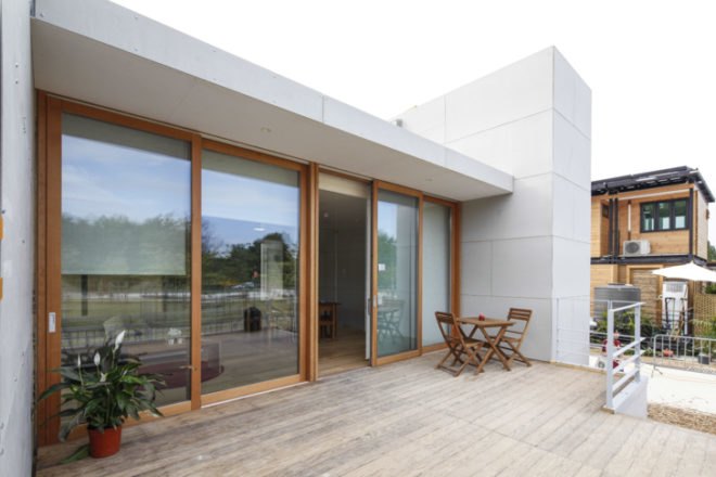 chiba university, renai house, solar decathlon, solar decathlon europe, solar decathlon europe 2014, 2014 solar decathlon, urban seeds, tohoku oki earthquake, rikuzentakata, prefab, solar powered home, post-disaster architecture, post-disaster city, post-disaster, sustainable cities