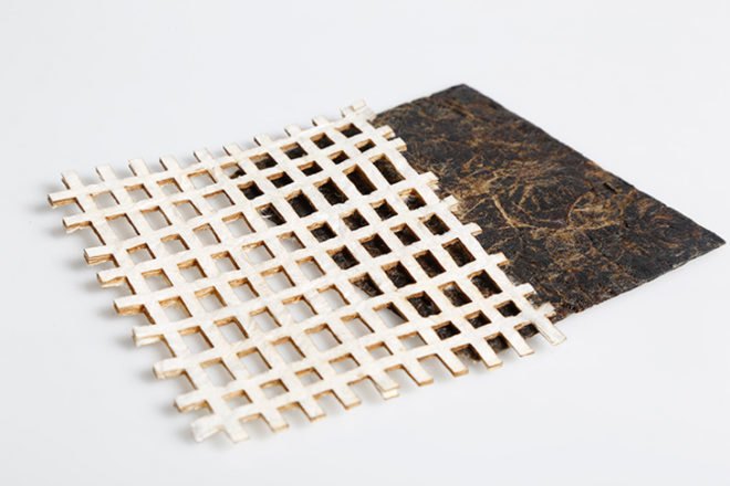 Marlène Huissoud, silkworm cocoons, beehive resin, propolis, sericin, glass blowing, organic furniture, natural by-products, biodegradable materials, sustainable materials, furniture design, rubber trees